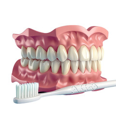 Fototapeta premium tooth and toothbrush