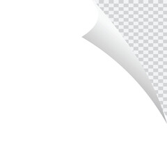 Page Curl Paper Effect with background.