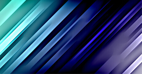 Obraz premium Dynamic Bright Colorful Lines, Shadow Style Stripes Geometric Vector Illustration For Wallpaper, Banner, Background, Card, Book Illustration, landing page