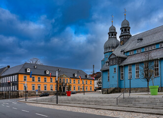 Marktkirche und Bergamt Clausthal