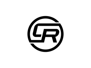 initial letter CR logotype vector for business and company identity