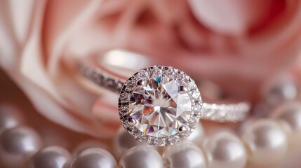 Expensive Diamond Engagement Ring. Wedding Ring. 