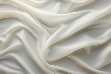 Obraz premium White Cloth Abstract, Soft Waves Accentuate Texture Background, Soft smooth purple silk fabric texture, Ai generated