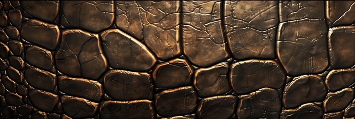 Background Texture Pattern in the Style of Croc Chic - Bold and luxurious, with a touch of wild elegance created with Generative AI Technology - obrazy, fototapety, plakaty
