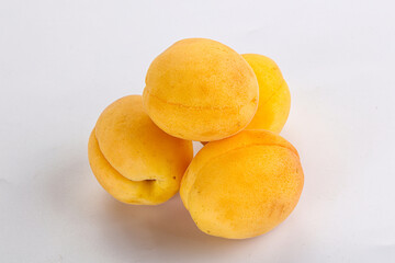 Naklejka na ściany i meble Sweet ripe tasty apricot heap