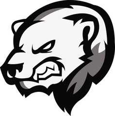 Tiger logo Design. Tiger icon, Brave cat Face vector template. Tiger Head design for Logo, Cat icon Sport Team logo design, Vector Template Illustration. Mascot Tiger Logo design graphic art work