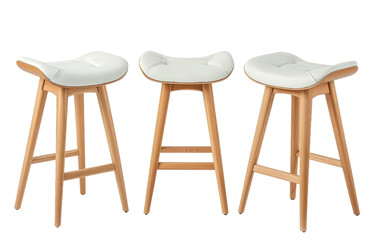 Lab Stools with a Scandinavian Flair isolated on transparent Background