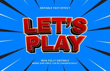 lets play editable text effect