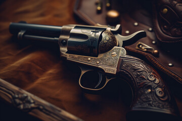 The rest of the revolver - obrazy, fototapety, plakaty