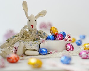 復活祭　イースターエッグの飾り