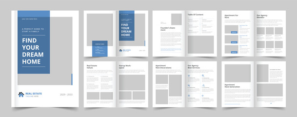 Real Estate Magazine Template