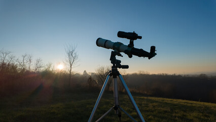 Astronomical telescope for observing planets, Moon, Sun, stars,