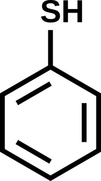 Thiophenol&nbsp;structural formula, vector illustration