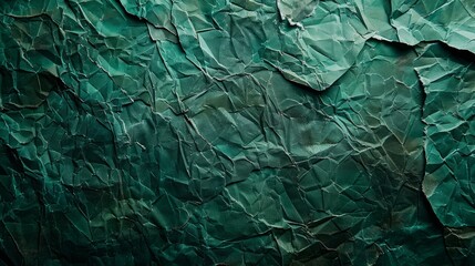 Abstract Green Paper Texture Background Generative AI