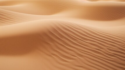 Close up view of sand dunes in a desert. Suitable for travel and nature themes