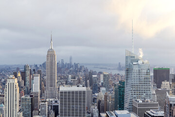 Fototapeta premium Manhattan skyline in New York