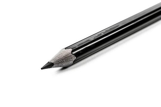 Detailed image of a pencil on a white background, perfect for educational or office concepts