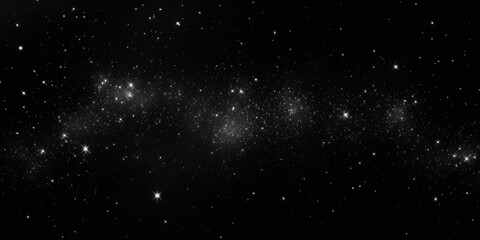 A striking black and white image of stars in the night sky. Perfect for astronomy enthusiasts or backgrounds for digital projects