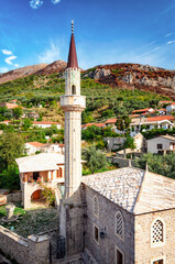 Omerbasic's mosque in Bar, Montenegro - 752058987