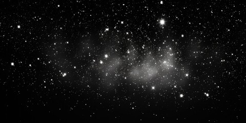 Black and white photo of stars, suitable for astronomy enthusiasts