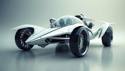 Electric fly concept design automobile futurism motor auto car modern vehicle