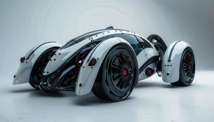 Electric fly concept design automobile futurism motor auto car modern vehicle