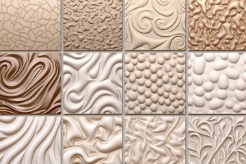Various styles of wall tiles, ideal for home renovation projects