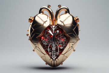 Fototapeta na wymiar Heart shaped pattern element illustration