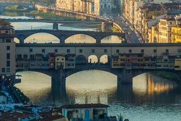 Cercles muraux Ponte Vecchio Ponte Vecchio in Florence, Italy