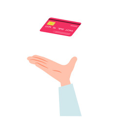 クレジットカードを所有するイメージA