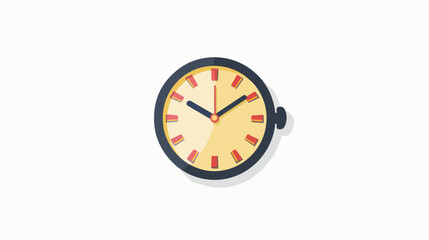 Clock Icon Vector Isolated Object Watch