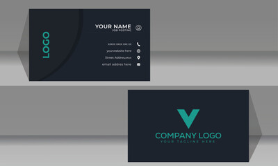 Business card for company branding corporate personal official introduction creative modern print premium elegance visiting communication symbol element as well as identity element concept symbol   .