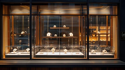 fine jewelry window display