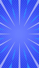 Obraz premium comic background template cartoon blue blank story background