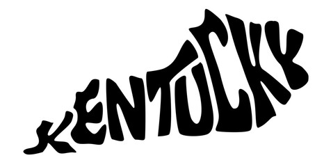 Kentucky state map typo