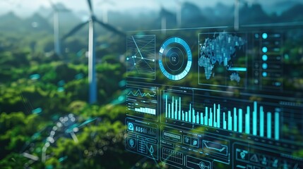 Ecoconscious digital interface for energy tracking