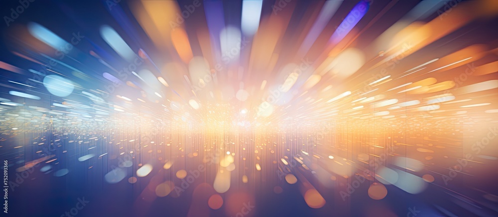 Aufkleber ethereal glow: abstract background illuminated by soft light effects and radiant colors