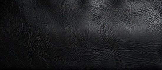 Sleek and Stylish Black Leather Texture: Elegance and Sophistication in Every Detail - obrazy, fototapety, plakaty