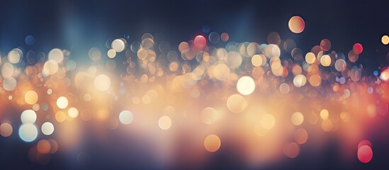 Mesmerizing Glow of Radiant Light in an Abstract Blurred Bokeh Background - obrazy, fototapety, plakaty