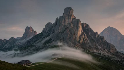 Cercles muraux Dolomites Morning at Passo Giau 