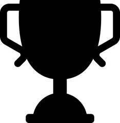 Trophy icon. Trophy cup, winner cup, victory cup vector icon. Reward symbol sign for web and mobile.