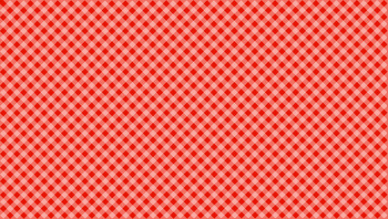 Diagonal white plaid texture in the red background	
