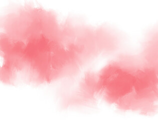 Obraz premium Water color, pink, white background, used as a background in the wedding and other tasks.