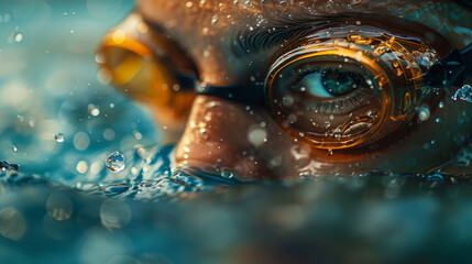 Aquatic Mastery: Close-Up on Swimming Class