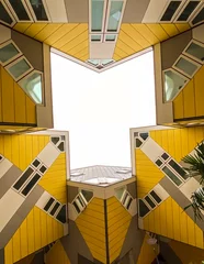 Wandaufkleber Architecture - Square houses - Rotterdam - Netherlands © Kajol