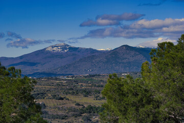 mountains, landscape, view, nature, sky, clouds, spain, rocks, m