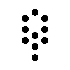 High quality vector illustration of the Kabbalah symbol icon isolated on white background