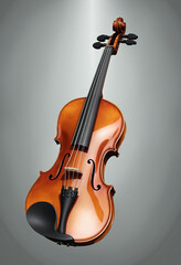 Fototapeta na wymiar violin isolated on a transparent background