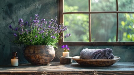 tranquil spa day focused on self-rejuvenation, blending health and wellness with serene self-care rituals