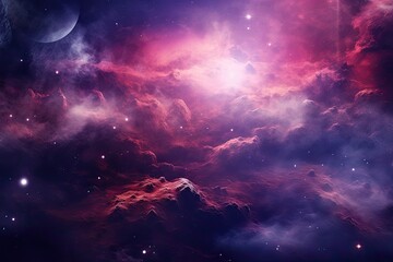 Nebula Background Wonders - obrazy, fototapety, plakaty